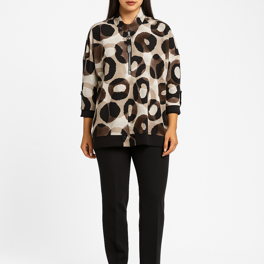 Šilta palaidinė su užtraktuku