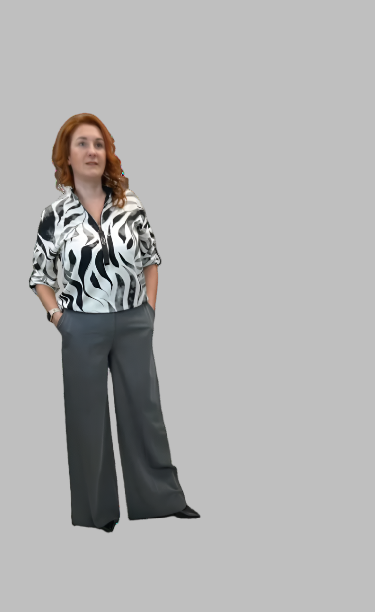 Pilkos klasikinės kelnės