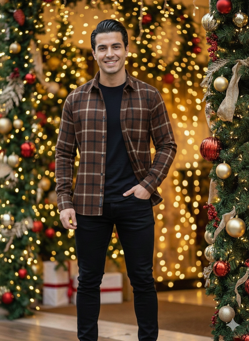 languoti vilnoniai marškiniai vyrams – rudeniui ir žiemai