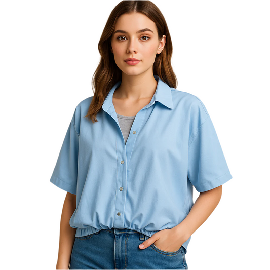 Laisvalaikio marškinukai su palaidine kartu