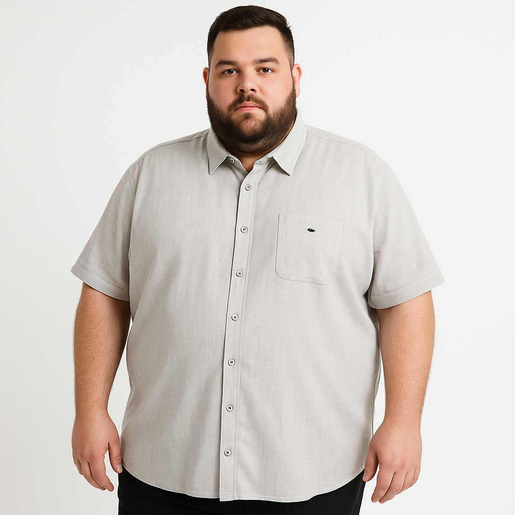 3XL -6XL dydžio lininiai marškiniai, kas dienai arba šventėms