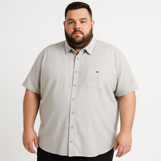 3XL -6XL dydžio lininiai marškiniai, kas dienai arba šventėms